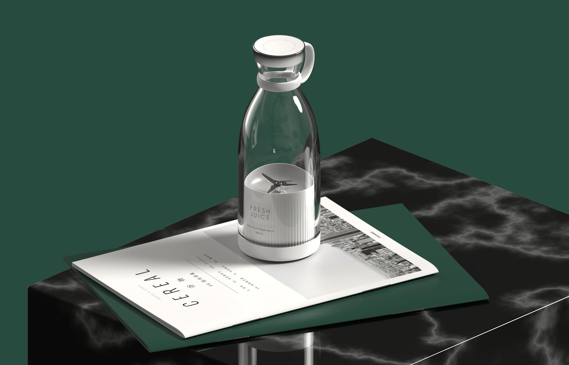 350ml Tragbarer Elektrischer Mixer – USB Wiederaufladbar | Smoothie-Maker & Entsafter für unterwegs | Küchenwerkzeug