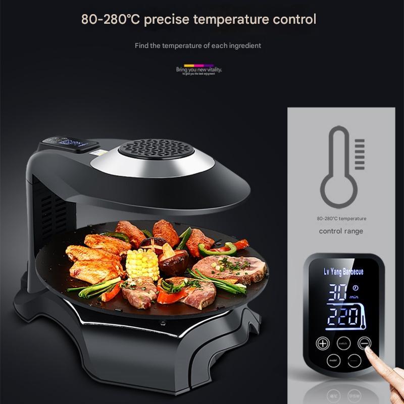 1400W Infrarot-Heißluftofen – Schnelles, Knuspriges & Gleichmäßiges Garen