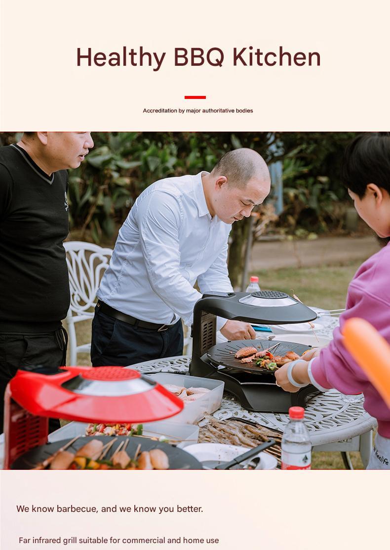 1400W Infrarot-Heißluftofen – Schnelles, Knuspriges & Gleichmäßiges Garen